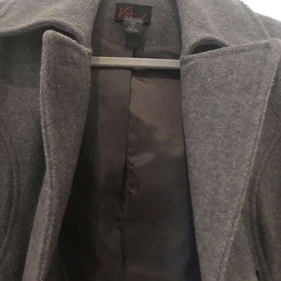 Grey Wool Coat - Picture 4 of 8